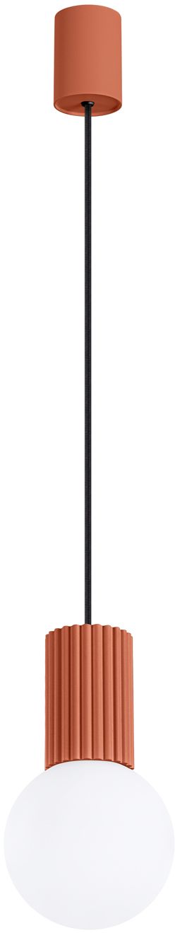 Sollux Lighting Halo Pendelleuchte 1x8 W weiß-rot SL.1729