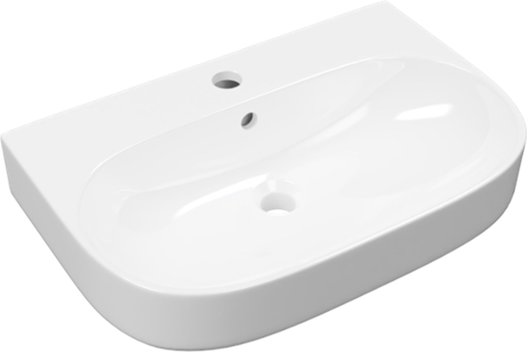 Excellent Oceana Waschbecken 60x41 cm oval Klassisch-Aufsatzwaschbecken weiß CEEX.6719.600.WH