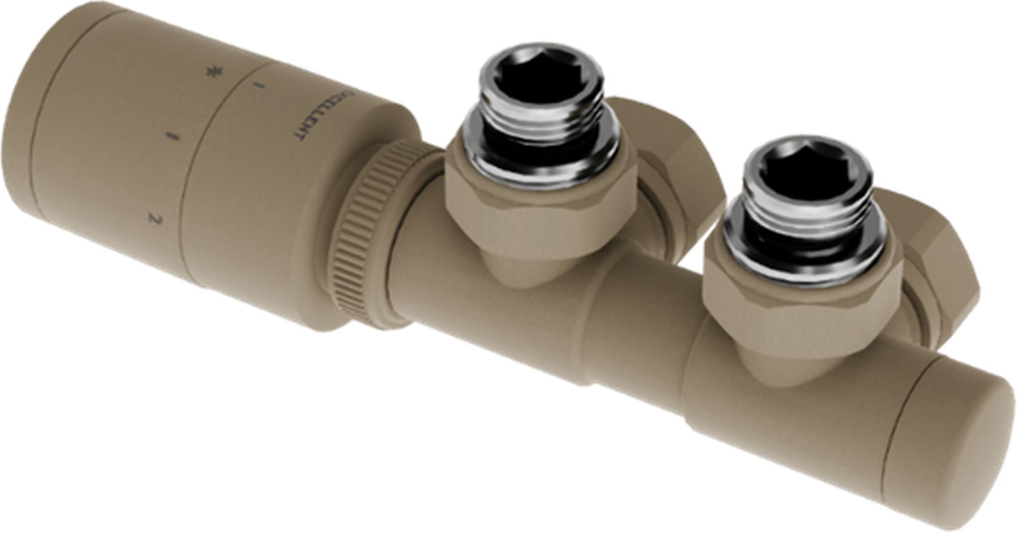 Excellent Caldo Kombiniertes Thermostatventil GREX.CA50.L.ZT.CA