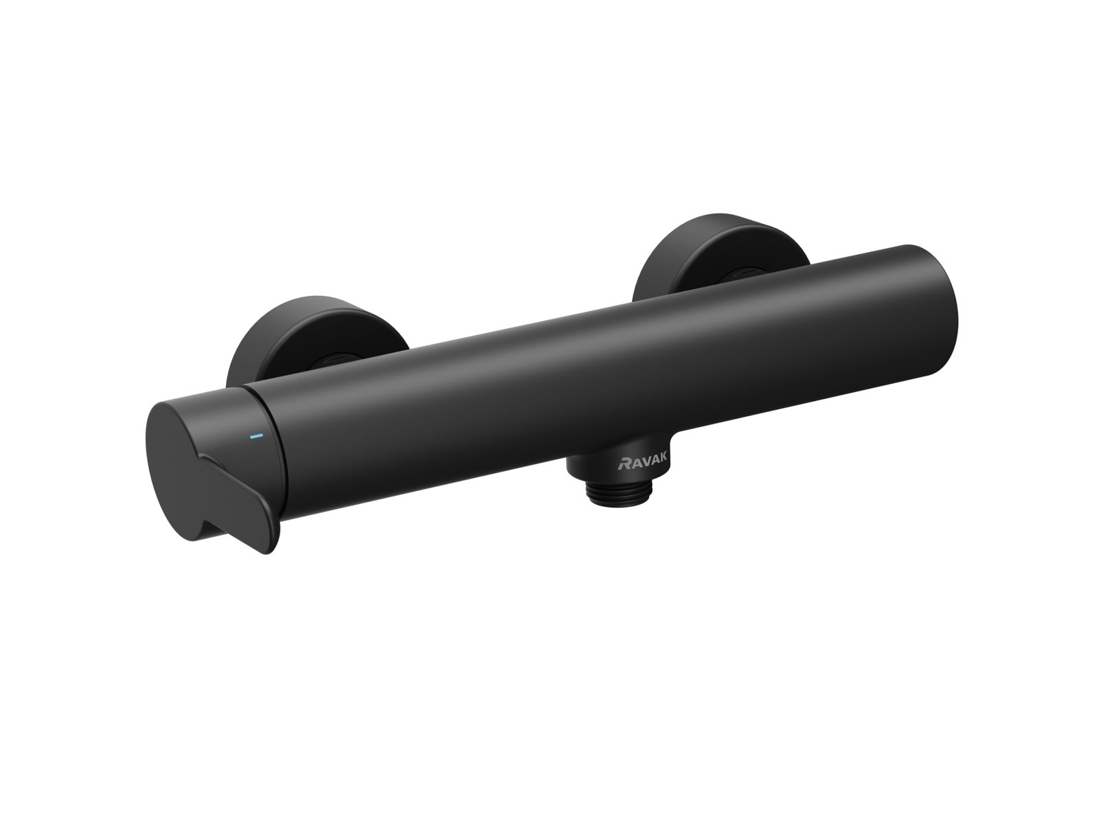 Ravak Puri Duschbatterie Wandmontage schwarz X070187