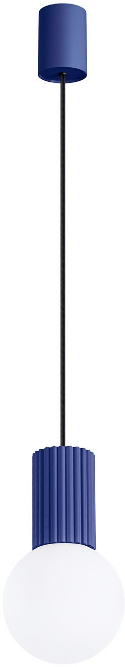 Sollux Lighting Halo Pendelleuchte 1x8 W weiß-dunkelblau SL.1739