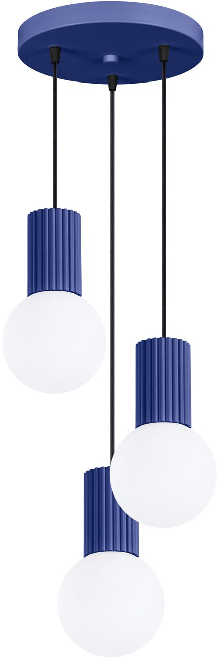 Sollux Lighting Halo Pendelleuchte 3x8 W weiß-violett SL.1740
