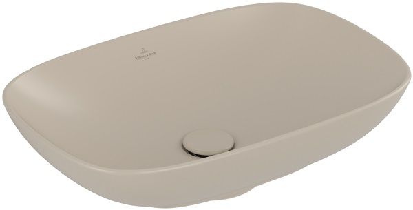 Villeroy & Boch Loop & Friends umywalka 56x38 cm prostokątna nablatowa CeramicPlus almond 4A4900AM