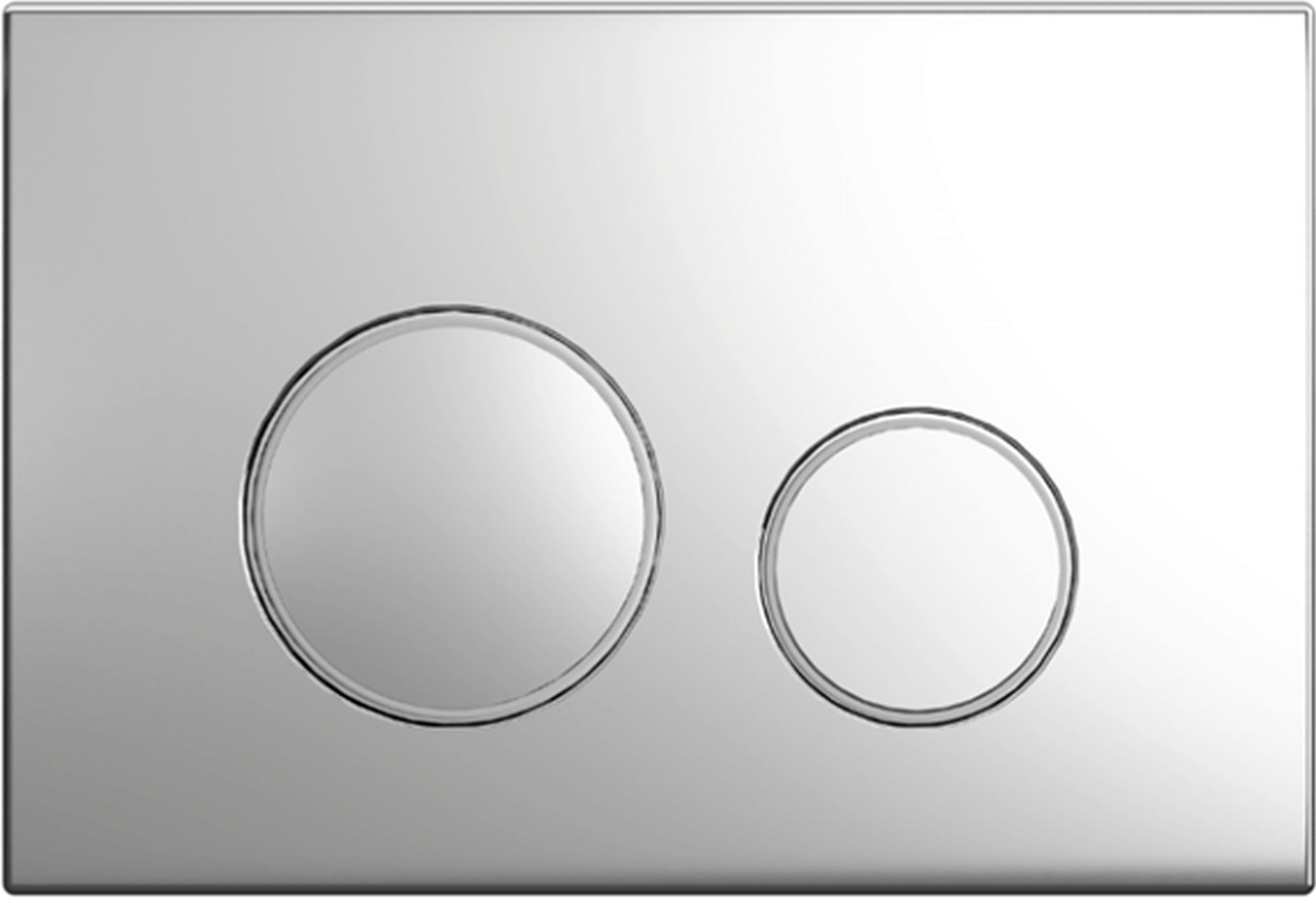 Excellent Nest Betätigungsplatte für Toilette glänzender Chrom INEX.NE220.150.CR