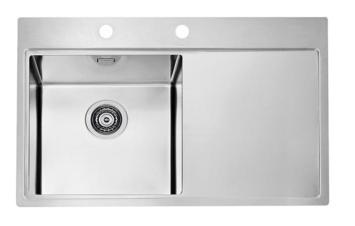 Alveus Pure stahlspüle 79x52.5 cm stahl 1149514