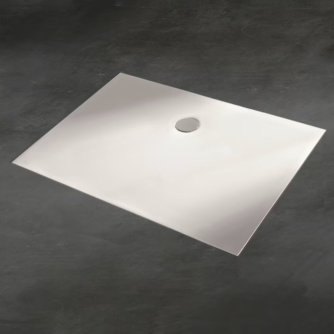 Kronenbach Cube Rechteckige Duschwanne 100x90 cm weiß KBMD1090AS