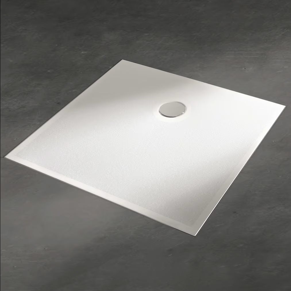 Kronenbach Cube Quadratische Duschwanne 90x90 cm weiß KBMD9090AS