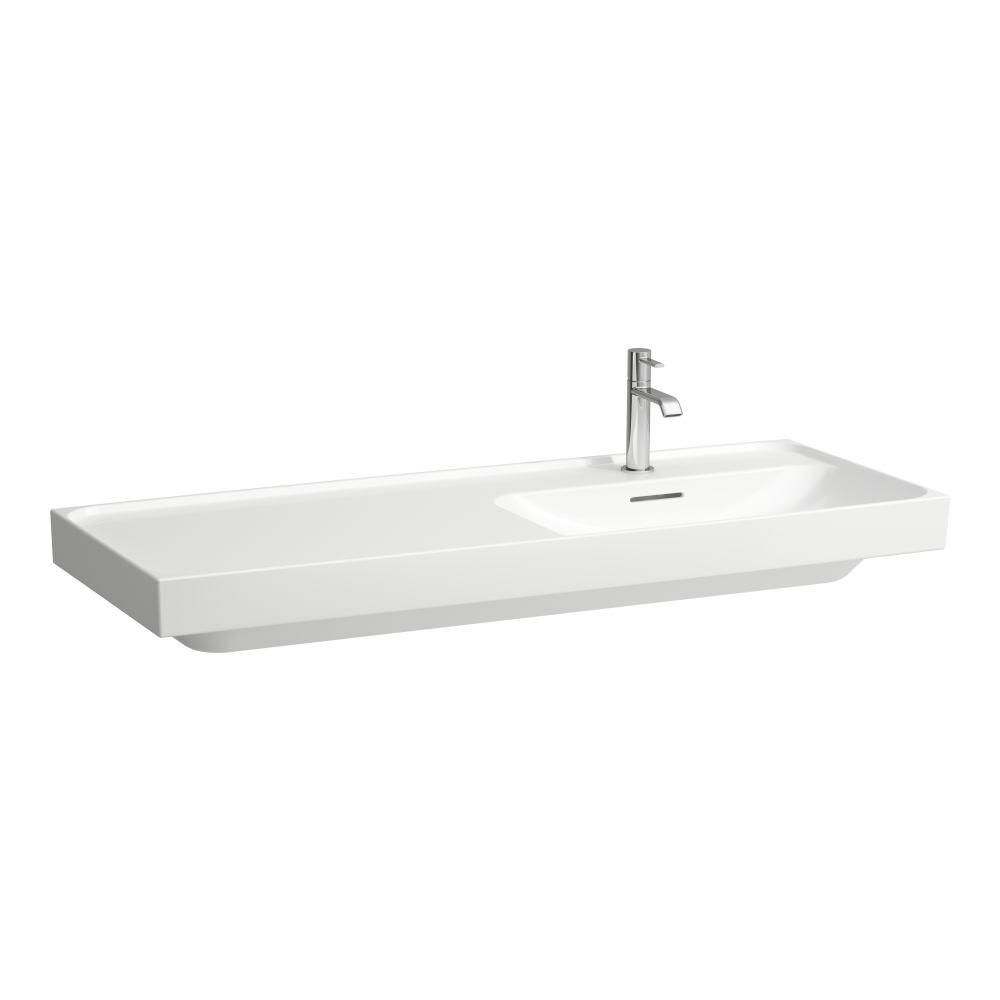 Laufen Meda Waschbecken 120x46 cm rechteckig Möbel weiß glanz H8171190001091