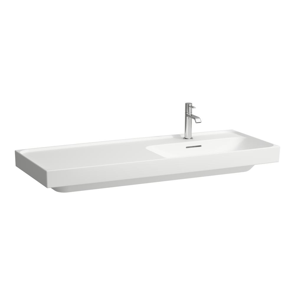 Laufen Meda Waschbecken 120x46 cm rechteckig Möbel weiß matte H8171197571091