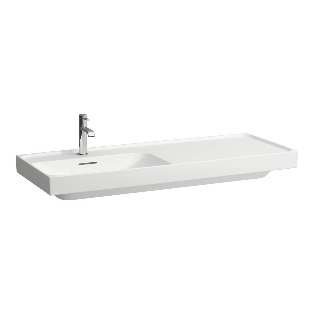 Laufen Meda Waschbecken 120x46 cm rechteckig Möbel weiß matte H8171107571091