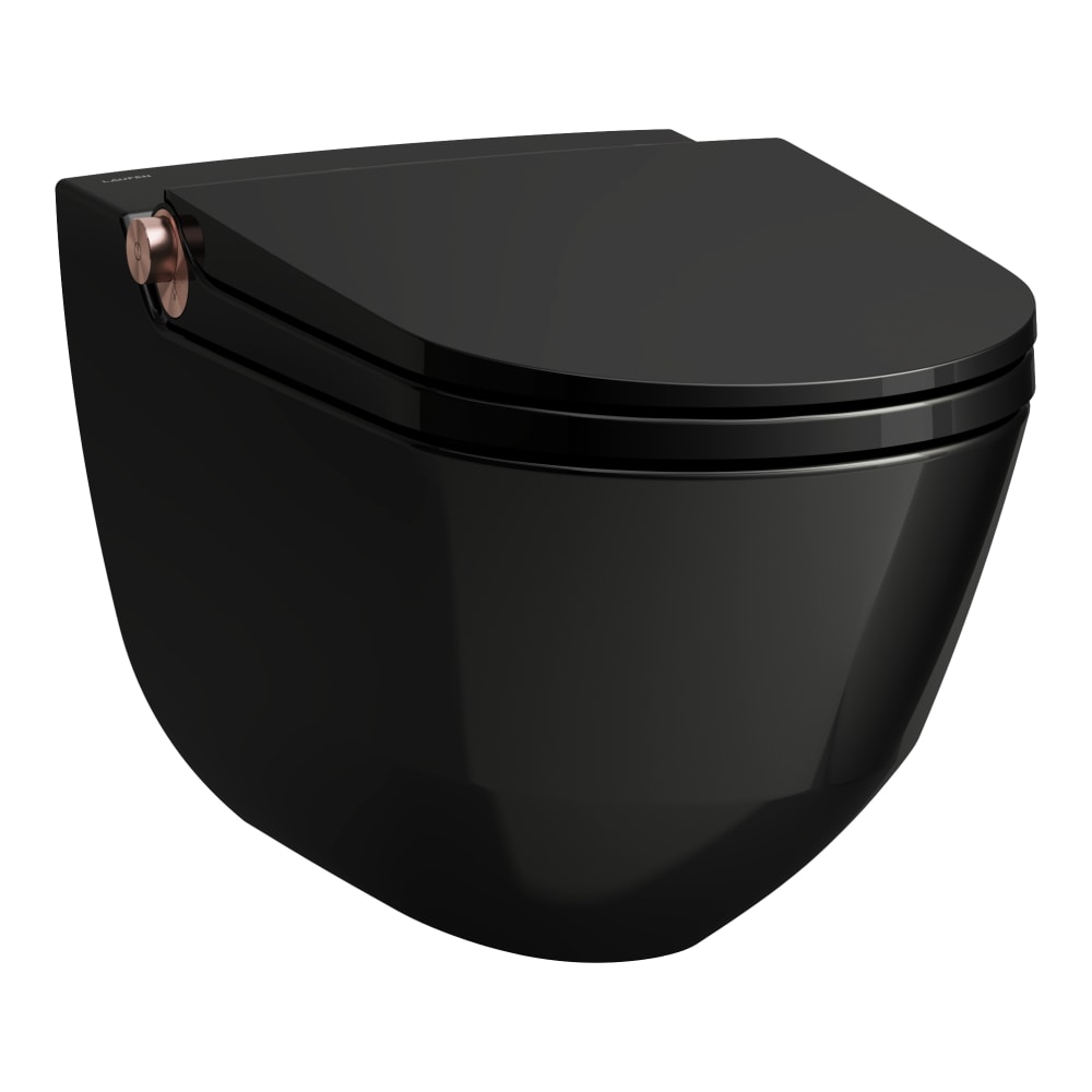 Laufen Cleanet Riva Dusch-WC hängend Spülrandlos schwarz H8206910240001