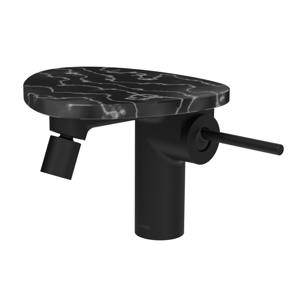 Laufen Ada Bidetarmatur stehend schwarz HF506710516060