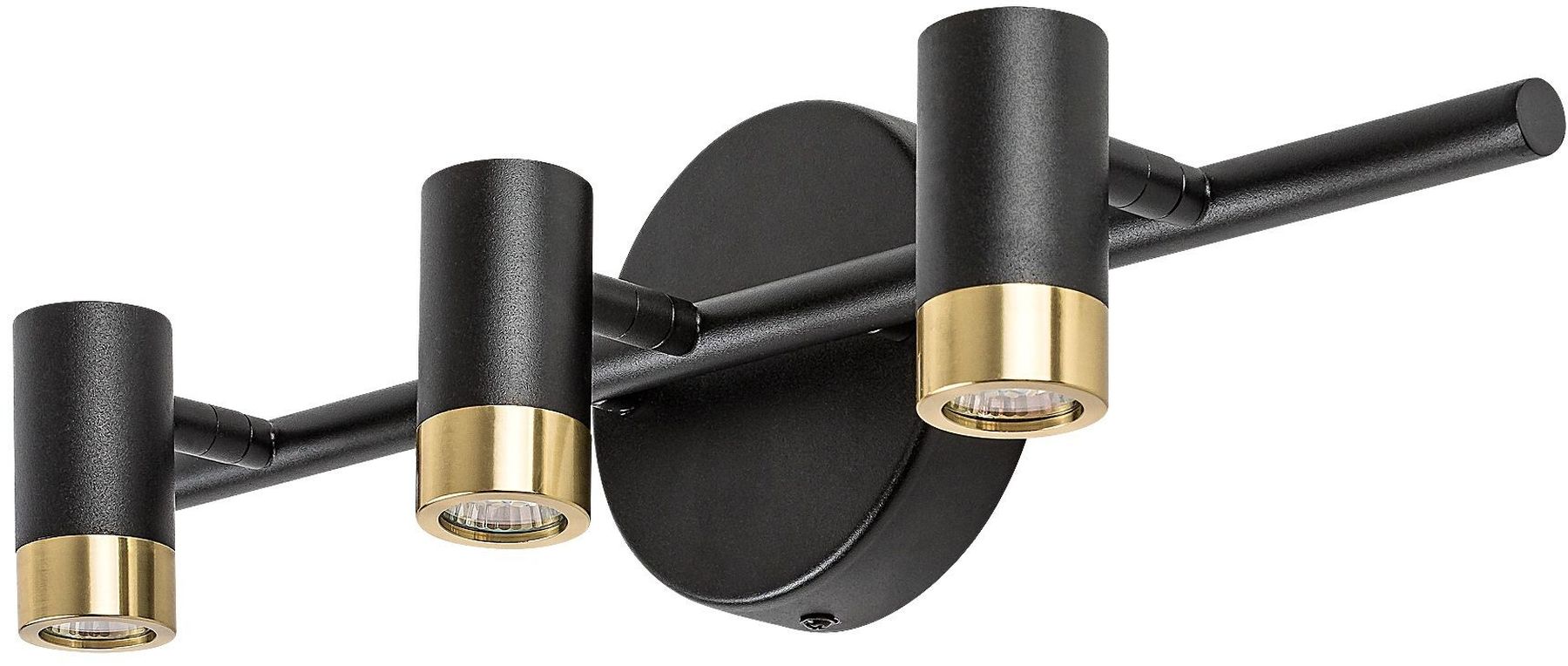 Rabalux Kadir Leuchter 3x9 W schwarz-transparent-gold 75042