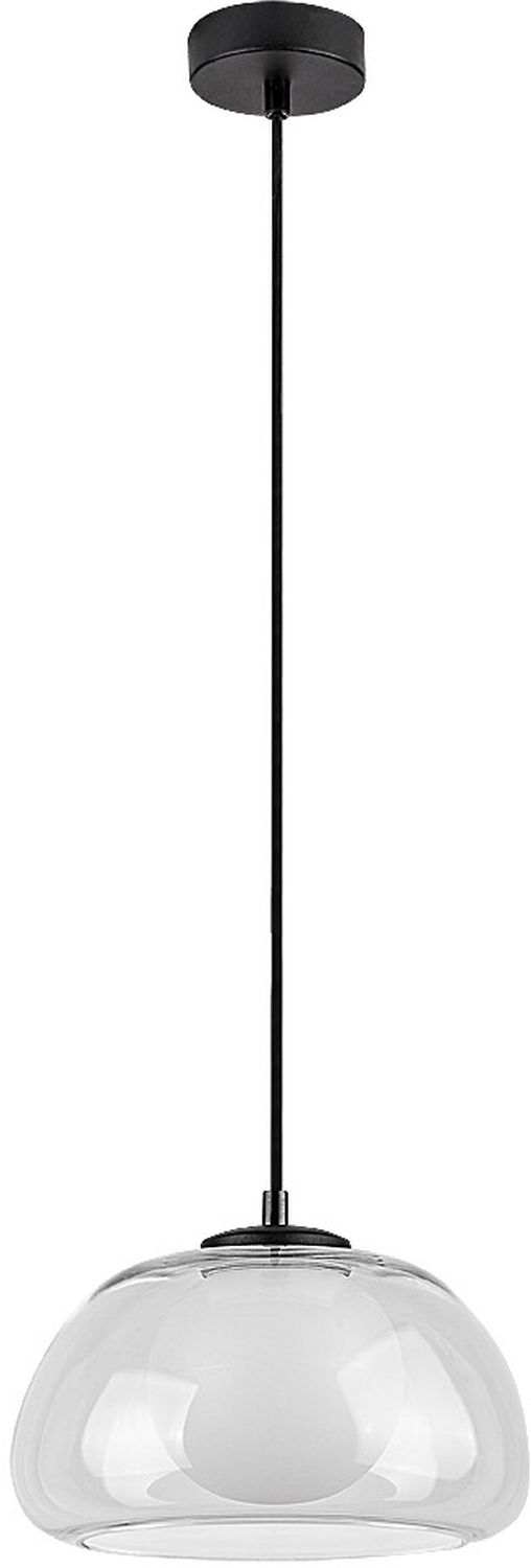 Rabalux Elowen Pendelleuchte 1x5 W weiß-schwarz-transparent 72274