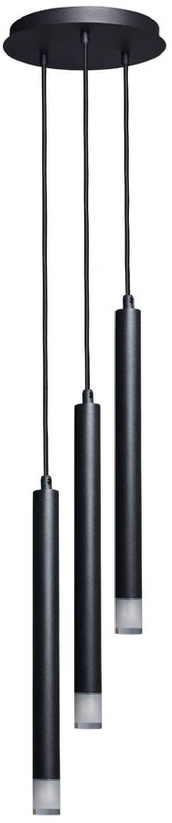 Rabalux Ramira Pendelleuchte 3x5 W schwarz-transparent 72358