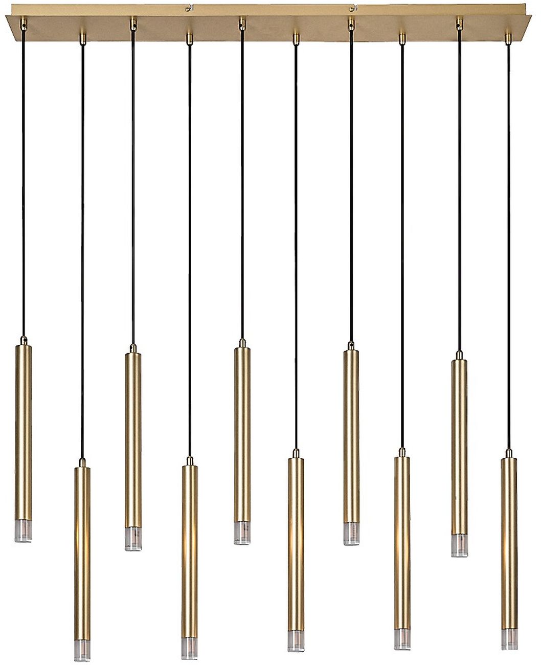 Rabalux Ramira Pendelleuchte x5 W transparent-gold 72365