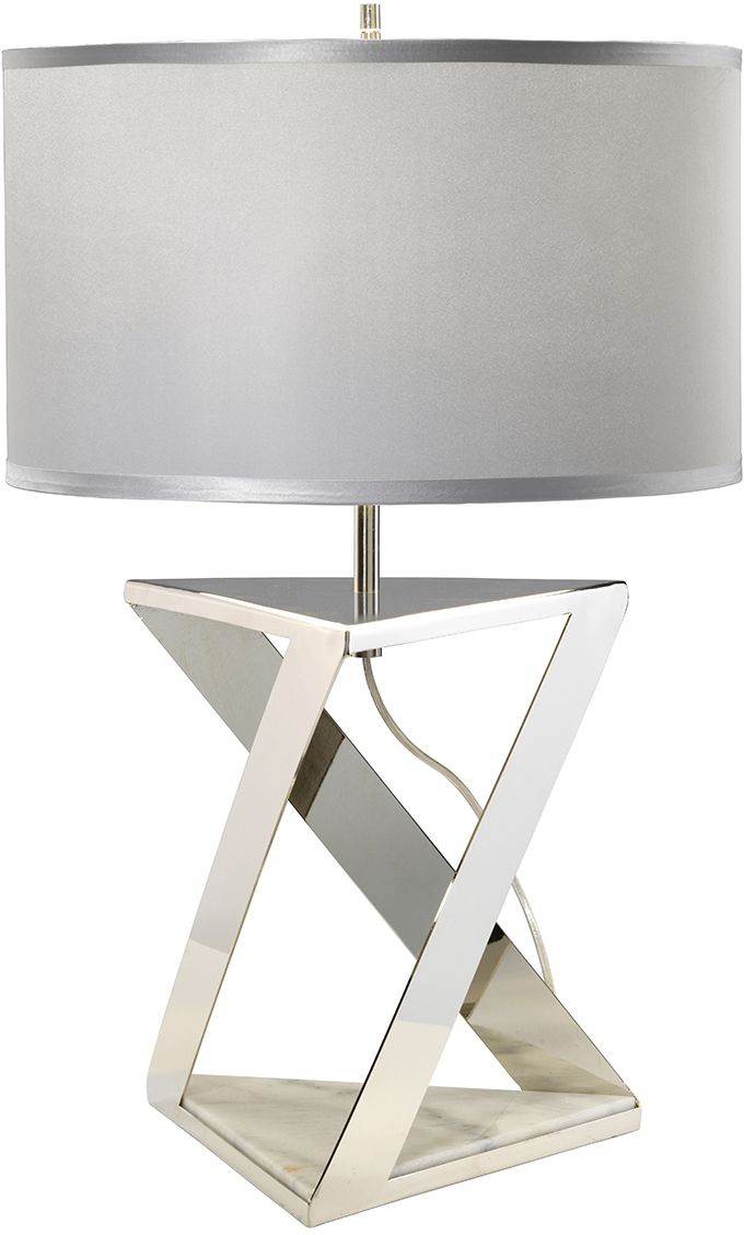 Elstead Lighting Aegeus Tischlampe 1x60 W silber-nickel AEGEUS-TL