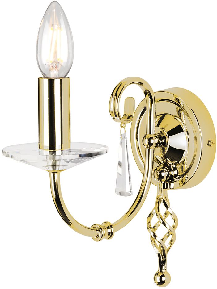 Elstead Lighting Aegean Leuchter 1x60 W messing AG1-POL-BRASS