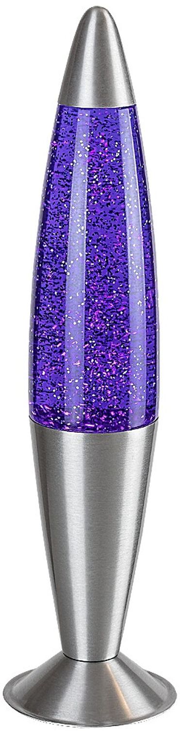 Rabalux Glitter2 Tischlampe 1x25 W übersichtlich-violett-silber 76115
