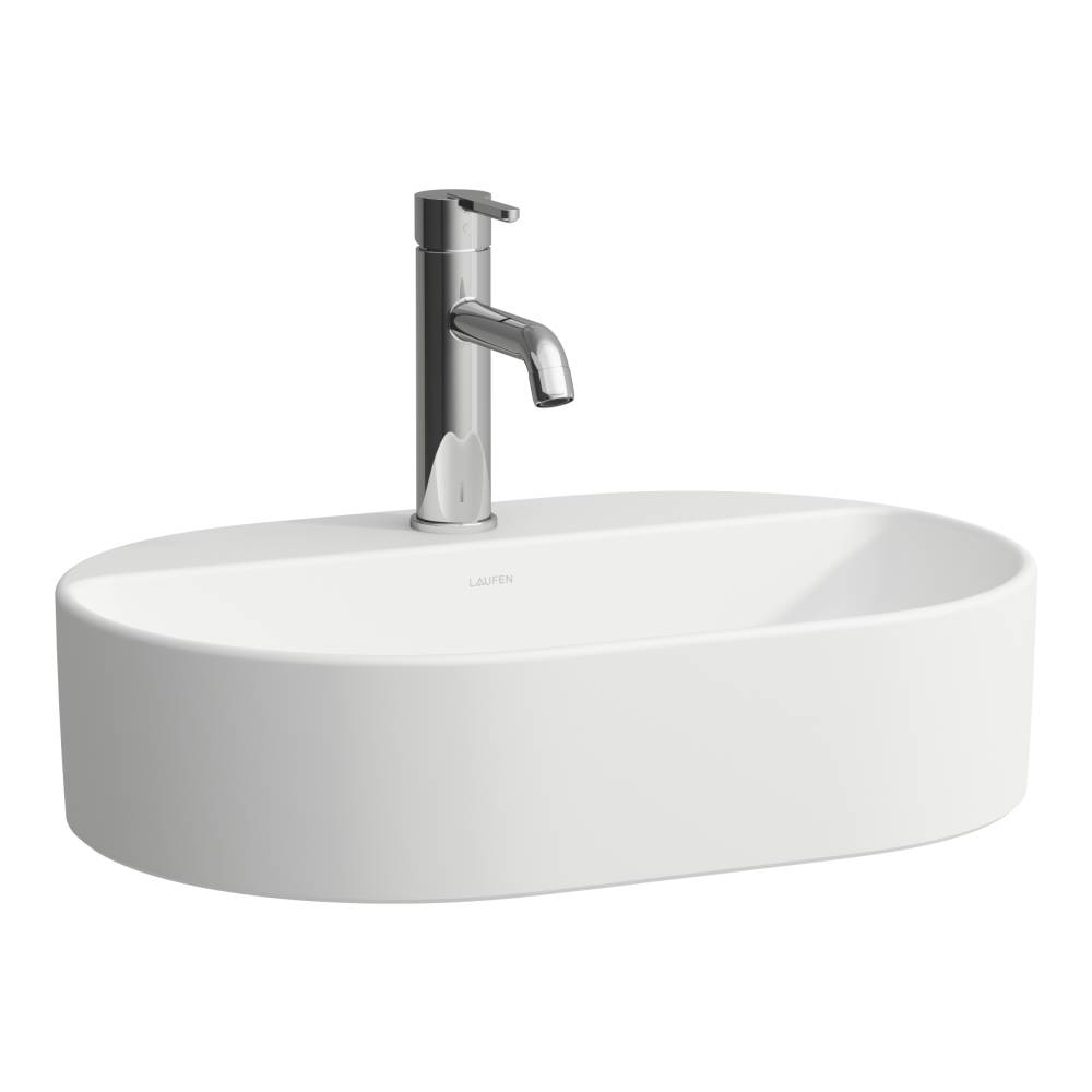 Laufen Savoy Waschbecken 55x38 cm oval Aufsatzwaschbecken weiß H8129457571111