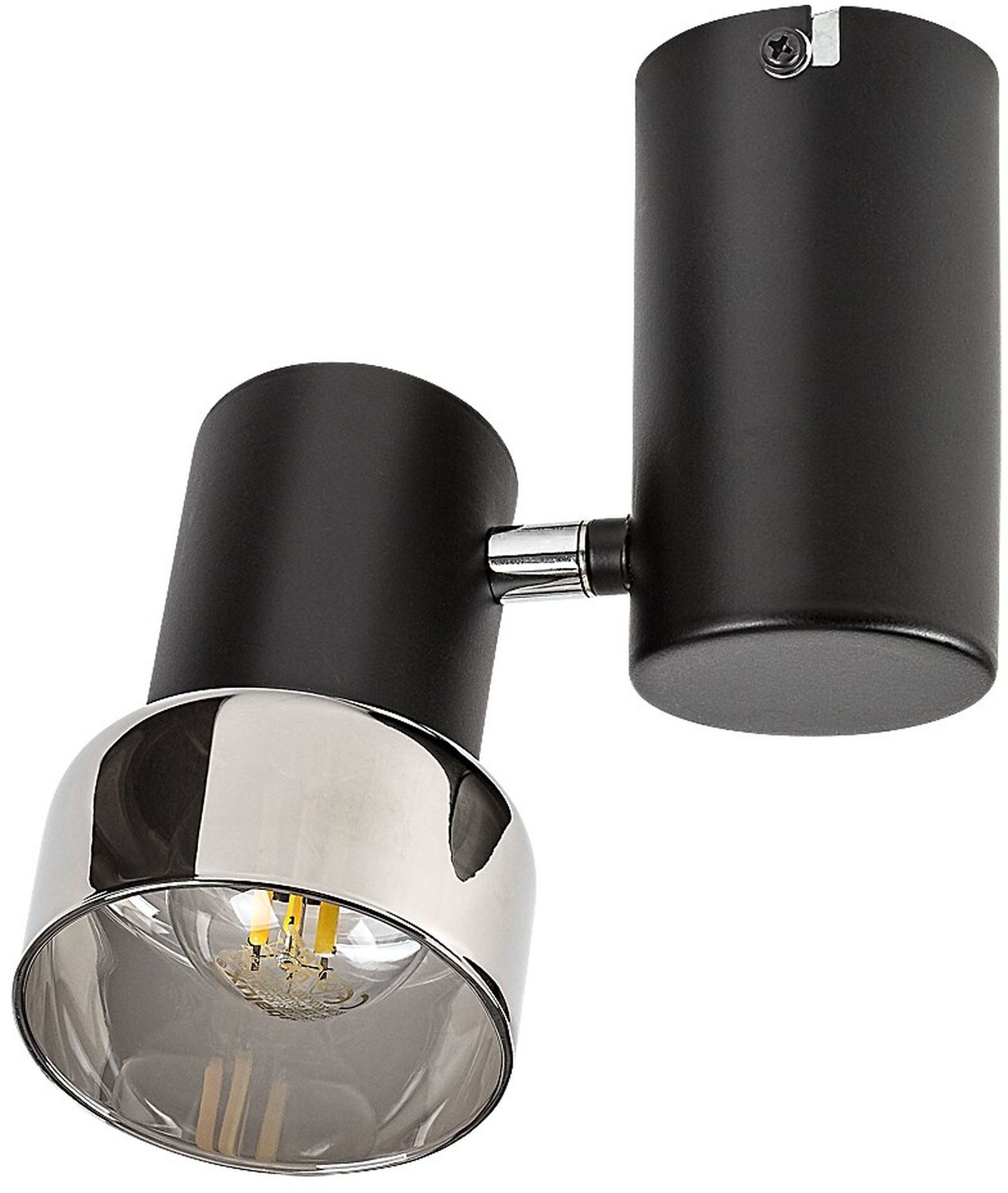 Rabalux Hatice Deckenlampe 1x15 W schwarz-verraucht 73052