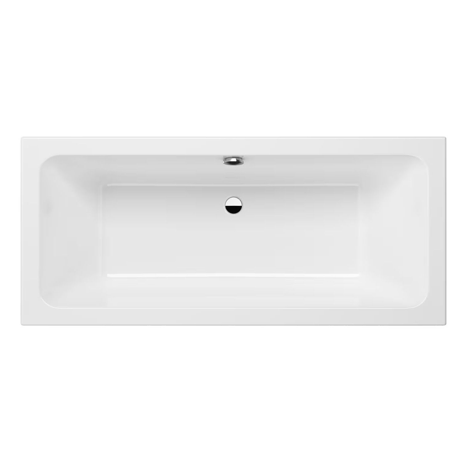 Kronenbach Cube Rechteckige Badewanne 190x90 cm weiß KBABD1990