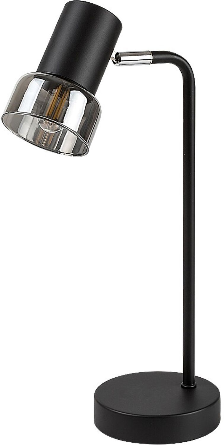 Rabalux Hatice Tischlampe 1x15 W schwarz-verraucht 74278