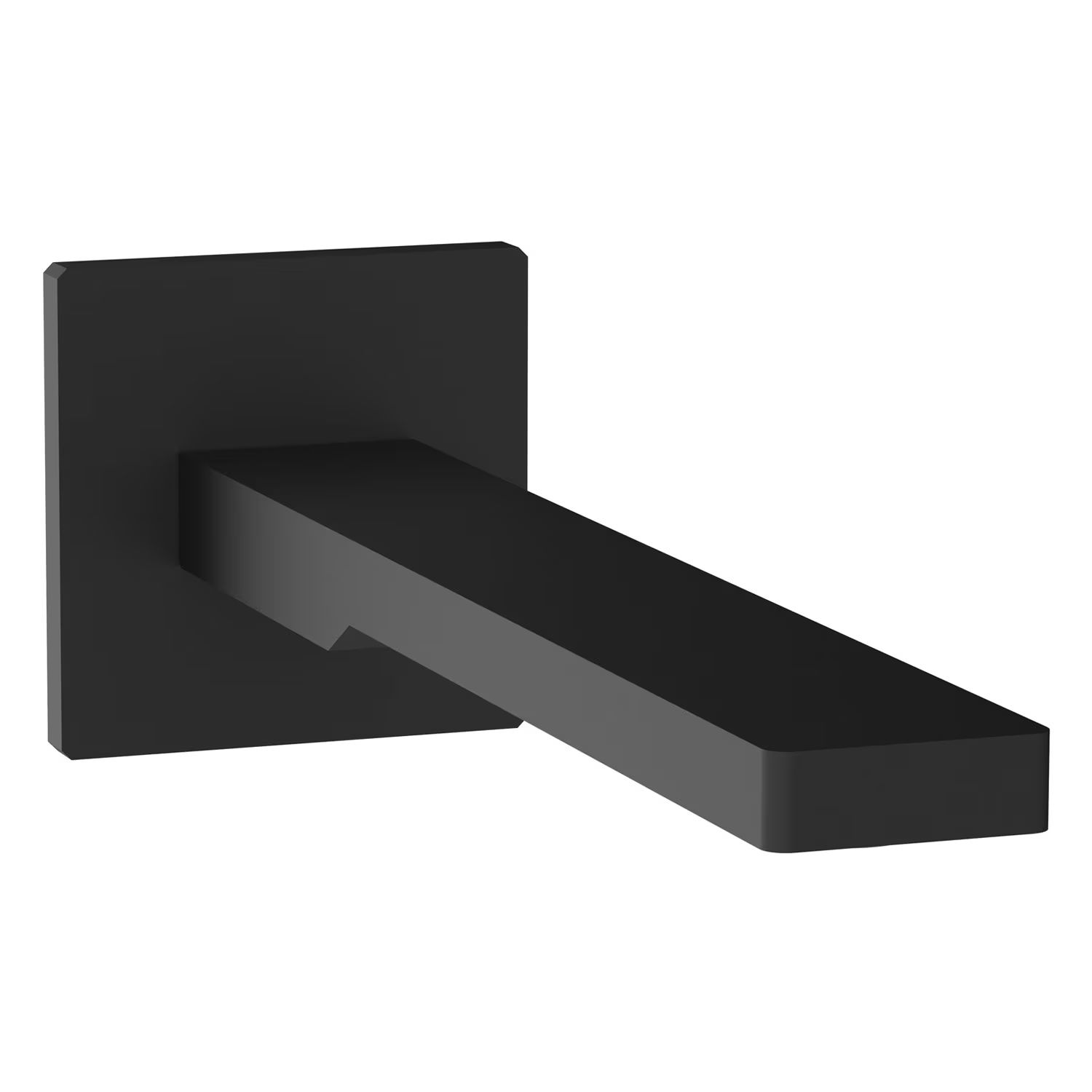 Kronenbach Quara 3.0 Auslauf für Badewannenarmatur für Badewanne schwarz KB100368C11