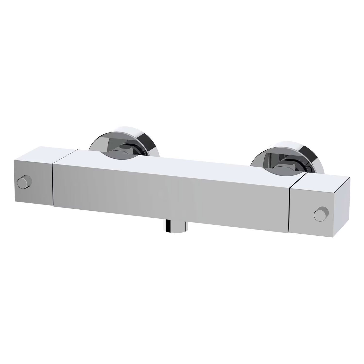 Kronenbach Quara 3.0 Duschbatterie Wandmontage mit Thermostat chrom KB100362C10