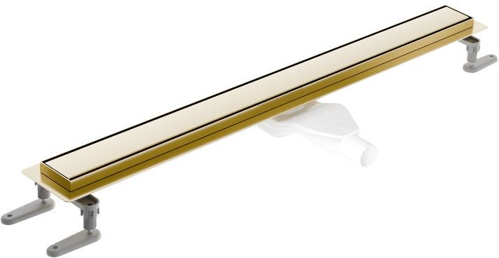 Excellent Stilio Linienablauf 70 cm gold INEX.1515.700.R.GB