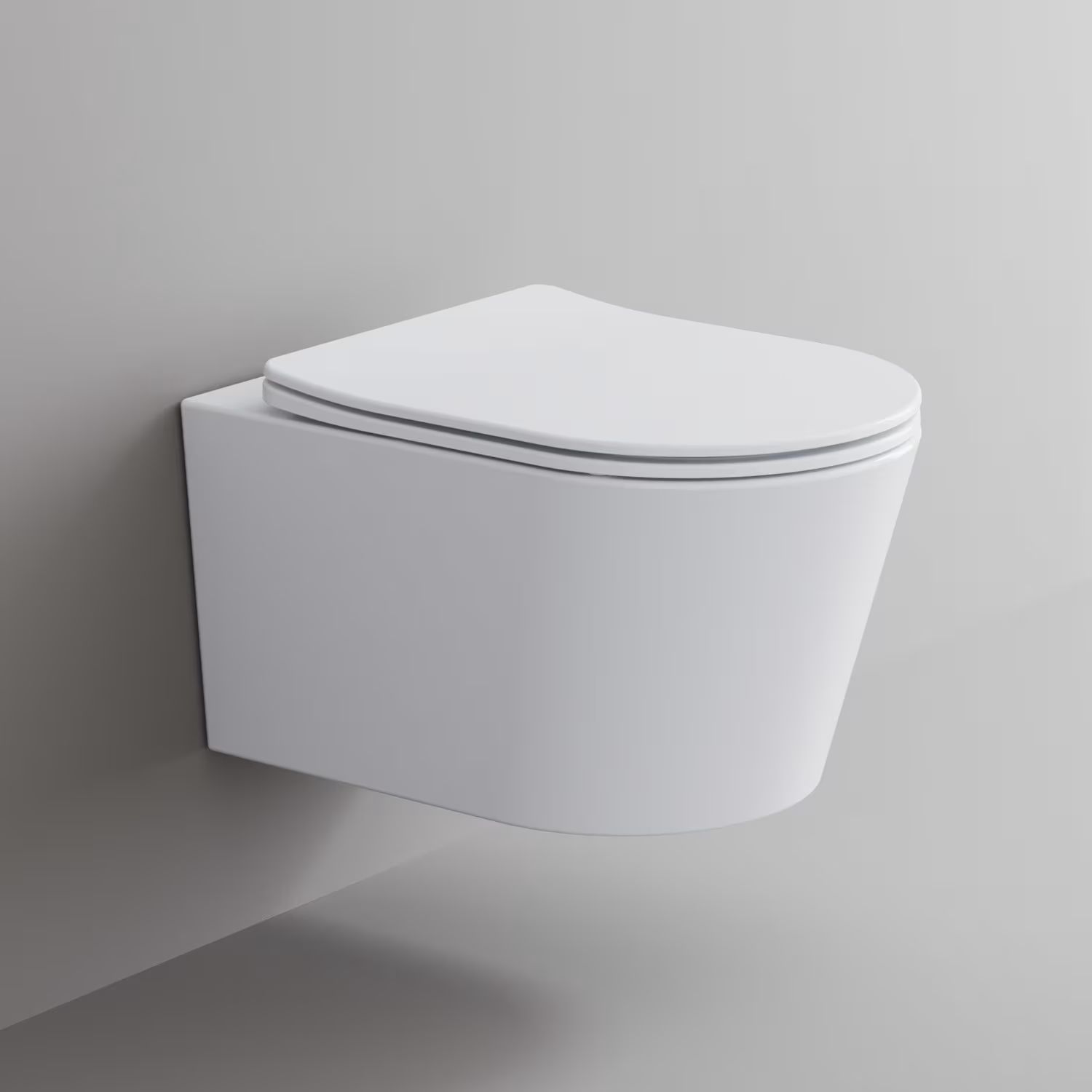 Kronenbach Tube WC-Becken hängend mit Wirbelspülung weiß KB100080WG