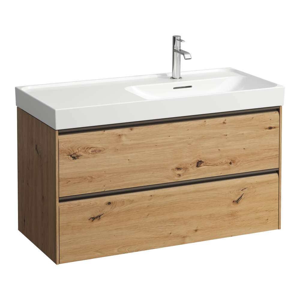 Laufen Meda Badschrank 98.4x44.8x51.5 cm Unterschrank hängend eiche H4217420112671