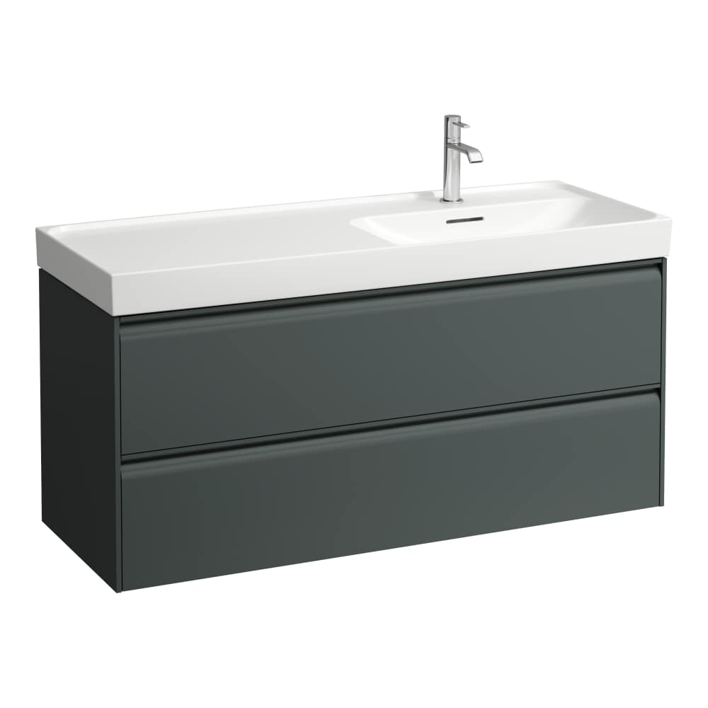 Laufen Meda Badschrank 118x45x51.5 cm Unterschrank hängend grau H4217620112661