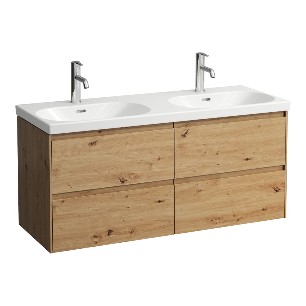 Laufen Lani Kabinett 118x45x51.5 cm Unterschrank hängend eiche H4035741122671