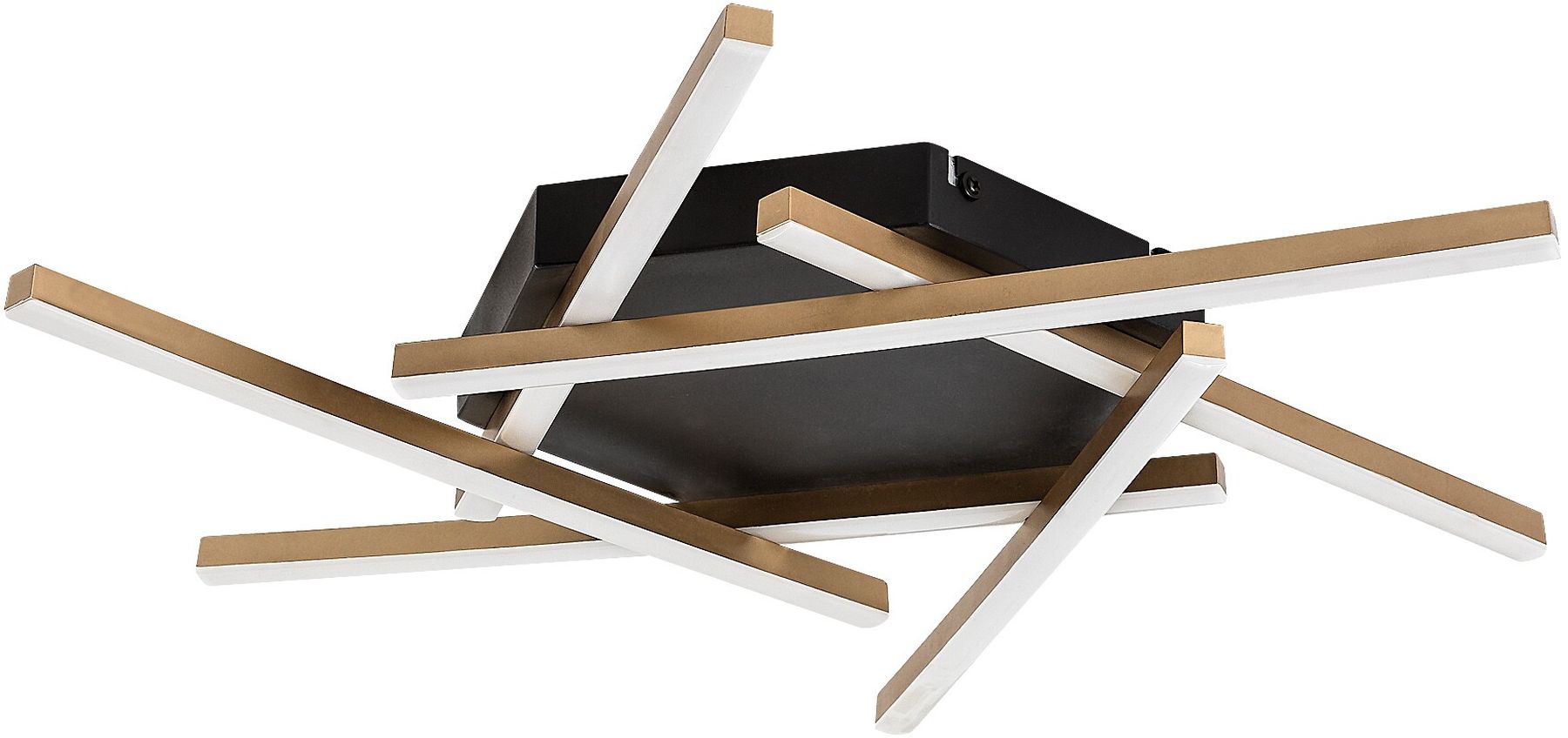 Rabalux Severine Deckenlampe 6x40 W weiß-schwarz-gold 71365