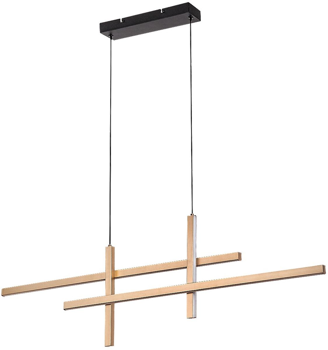 Rabalux Severine Pendelleuchte 4x40 W weiß-schwarz-gold 72366