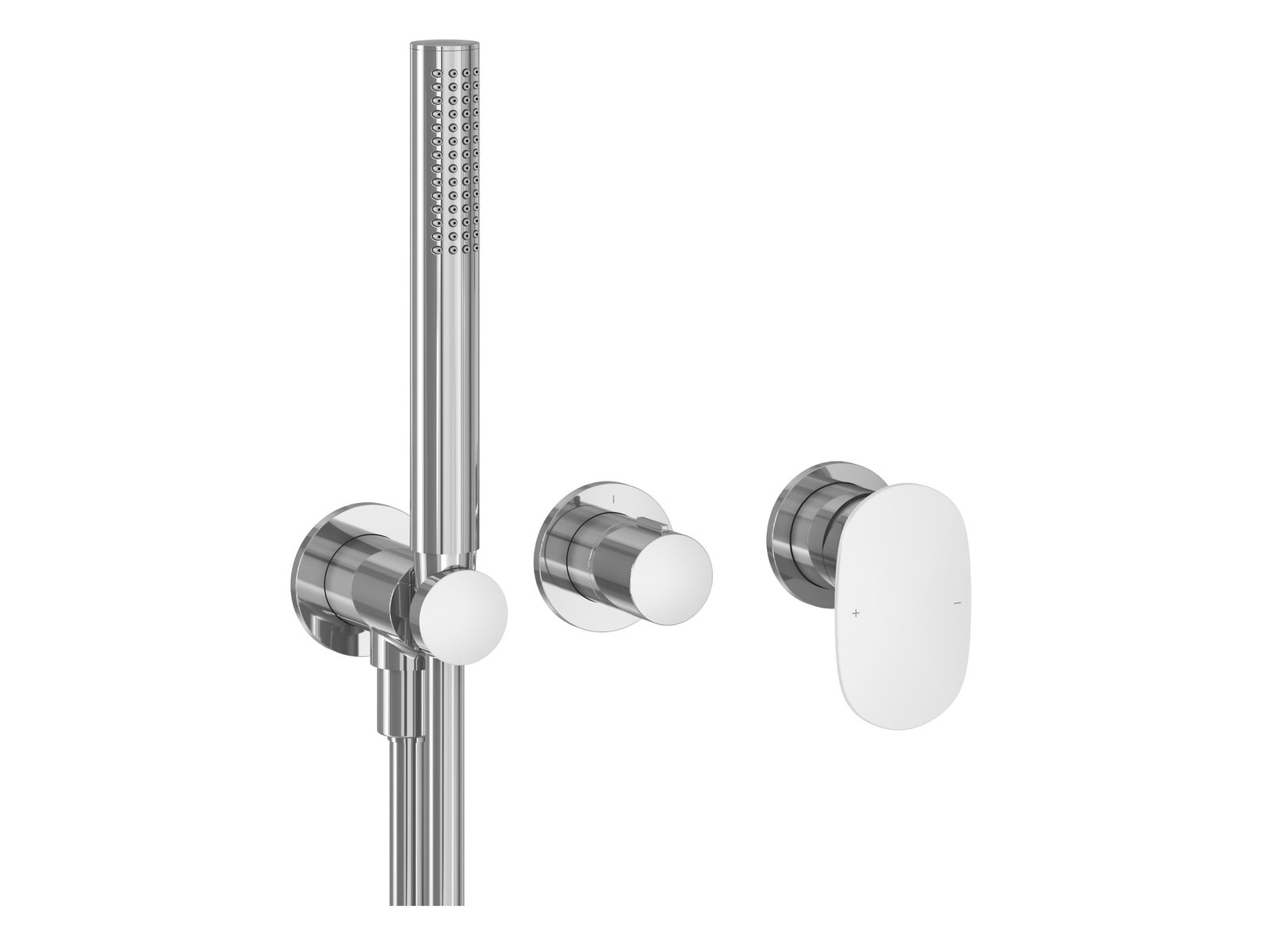 Ravak Spring Badewannen- und Duscharmatur Unterputz chrom X070534