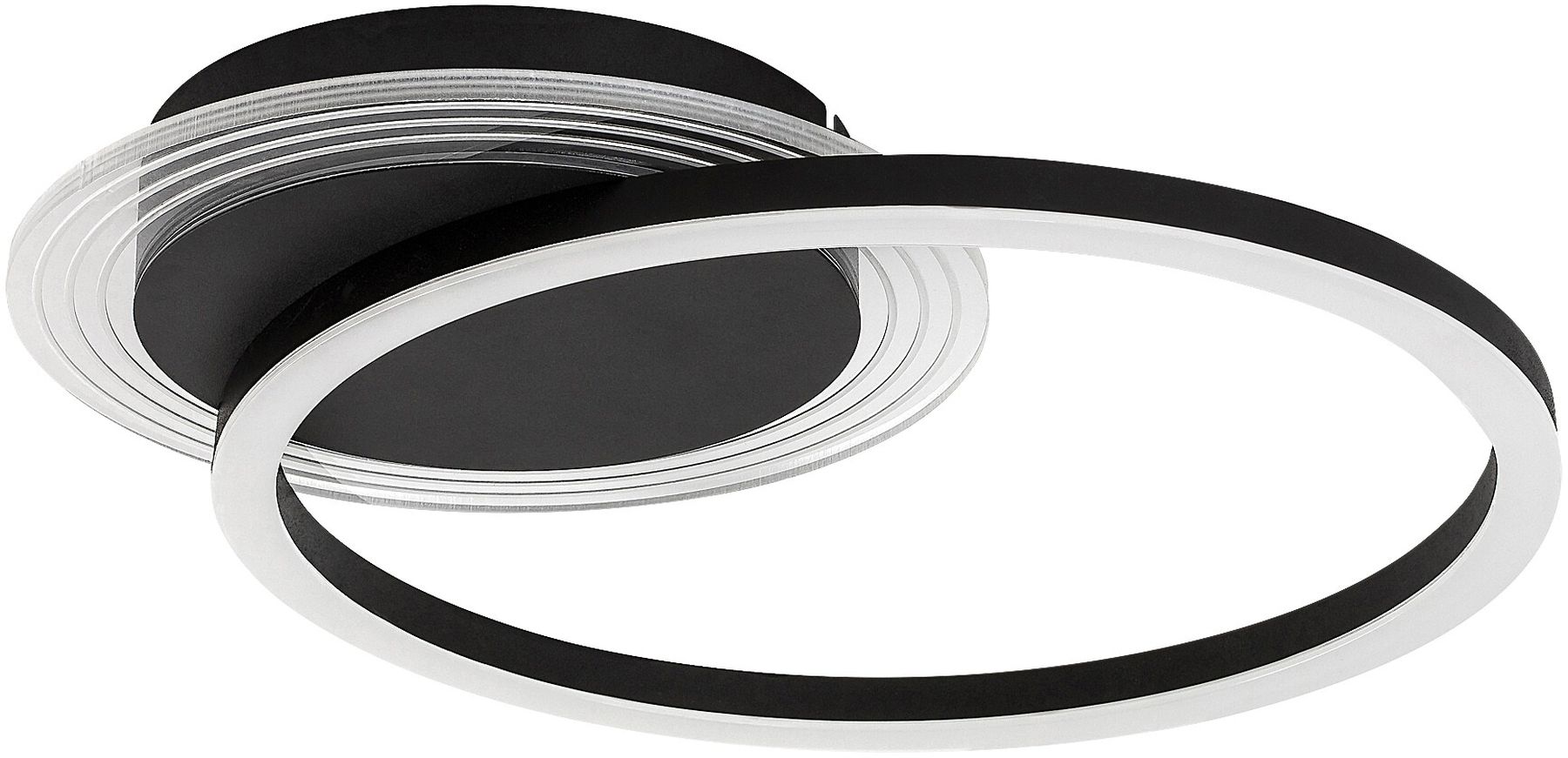 Rabalux Kerstin Deckenlampe 2x24 W weiß-schwarz 71368