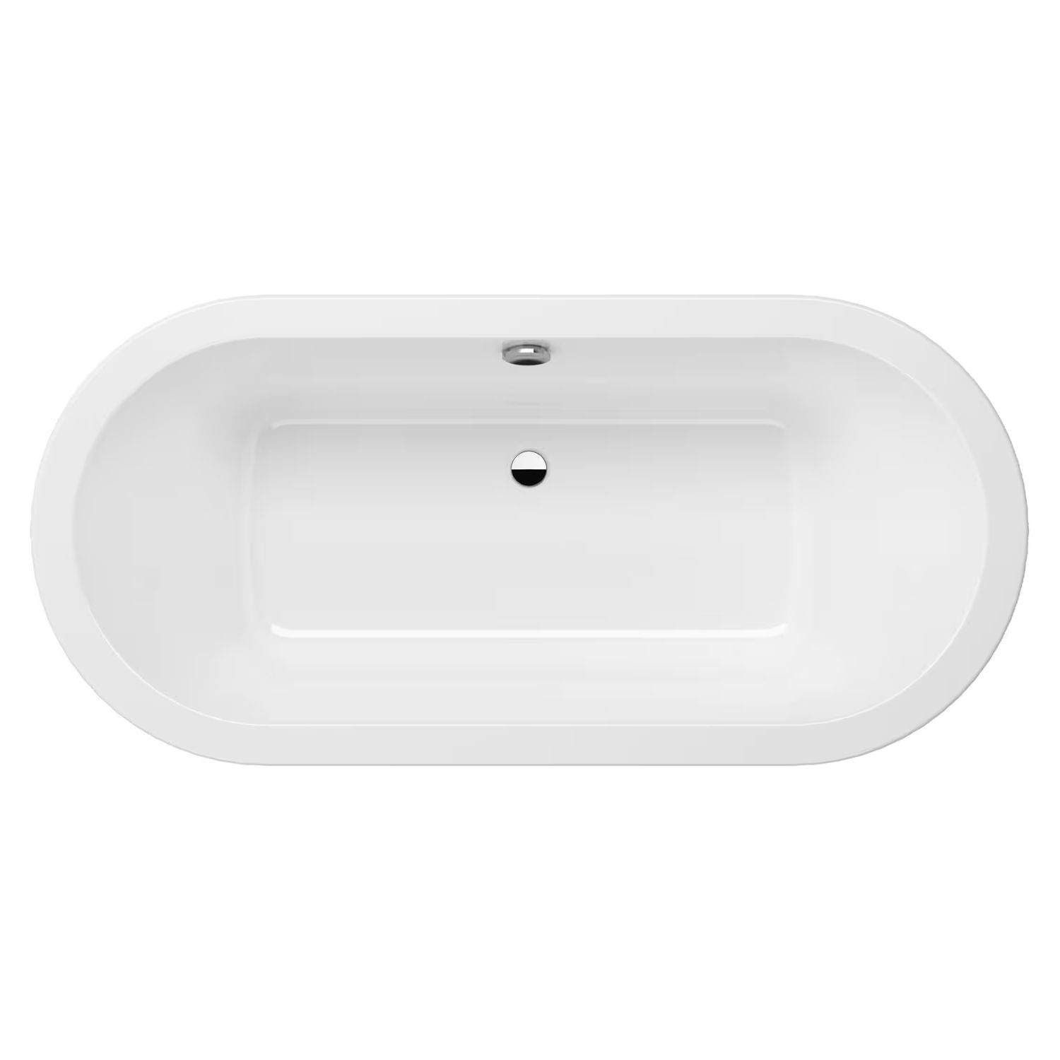 Kronenbach Tube Ovale Badewanne 180x85 cm weiß KBABO1885