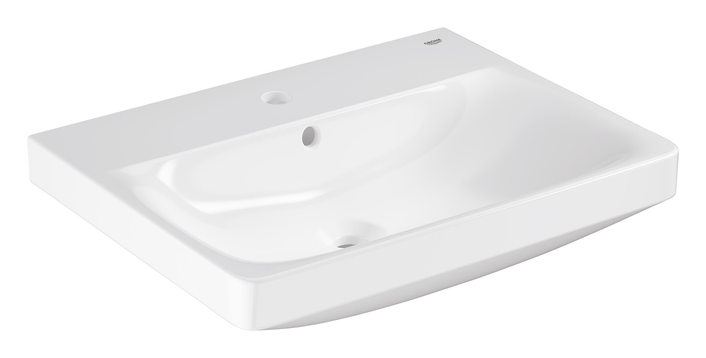 Grohe Euro Ceramic Waschbecken 60x47 cm rechteckig Klassisch weiß 102415SH00