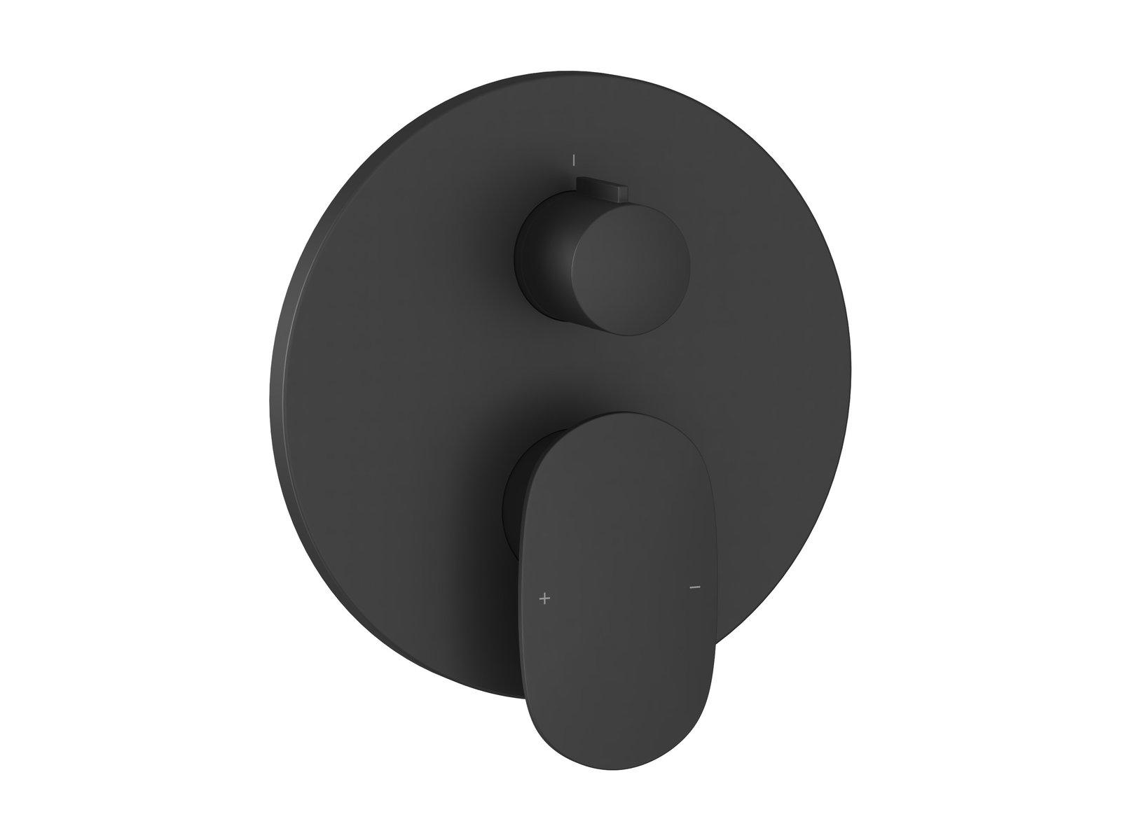 Ravak Spring Badewannen- und Duscharmatur Unterputz schwarz X070552