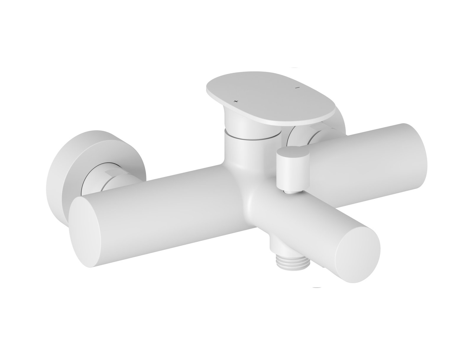 Ravak Spring Badewannen- und Duscharmatur Wandmontage weiß X070569