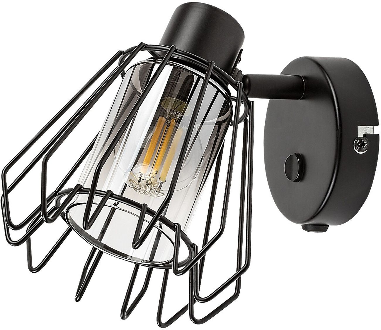 Rabalux Emerencia Leuchter 1x40 W schwarz-verraucht 73067