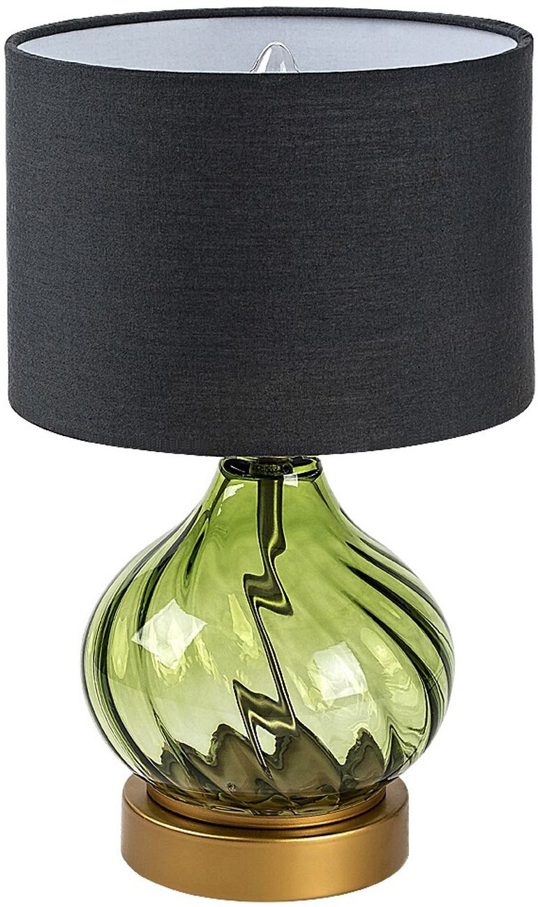 Rabalux Pirelo Tischlampe 1x25 W schwarz-grün 74033