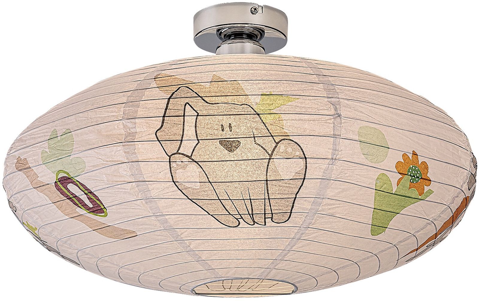 Rabalux Hopply Deckenlampe 1x40 W weiß-mehrfarbig 71408