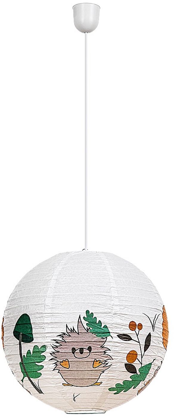 Rabalux Hedgy Pendelleuchte 1x40 W weiß-mehrfarbig 72192