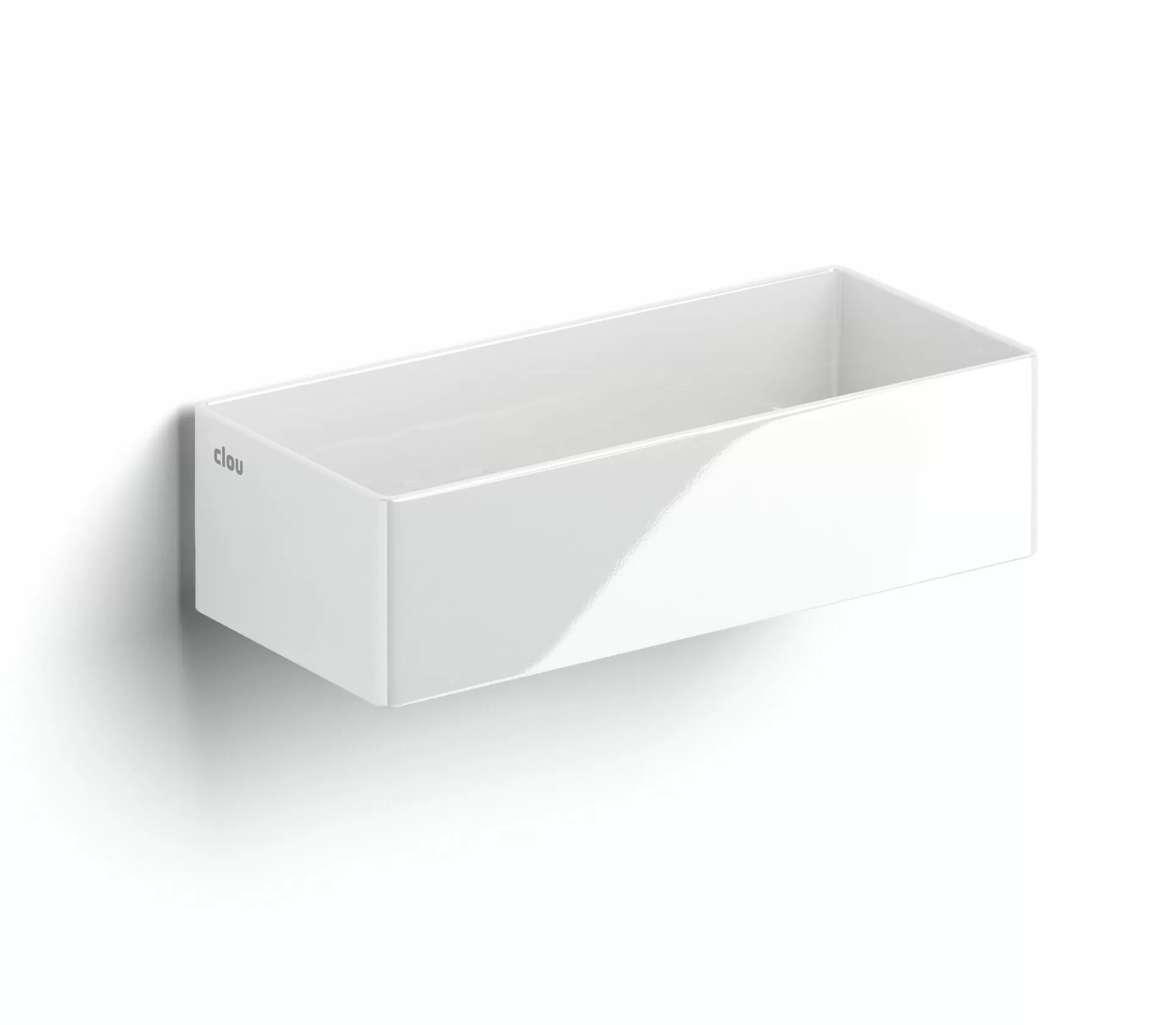 Clou New Flush Waschbecken 38x18 cm rechteckig Klassisch-Aufsatzwaschbecken weiß CL/03.03431