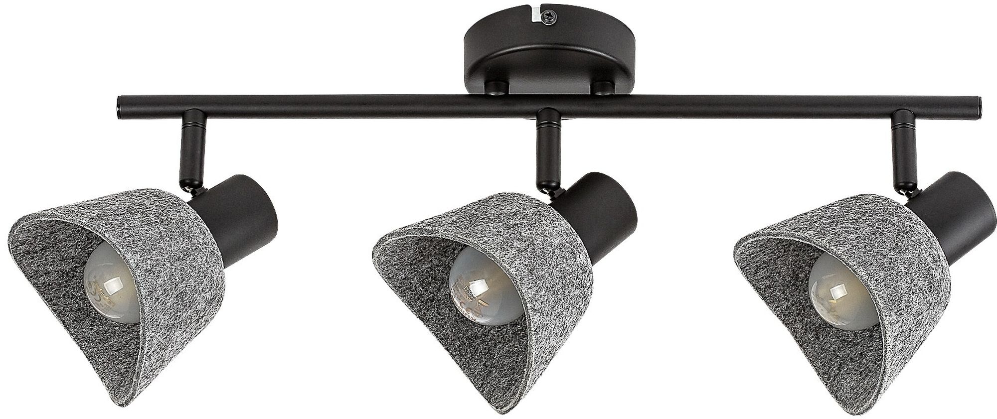 Rabalux Farelia Deckenlampe 3x10 W schwarz-grau 73007