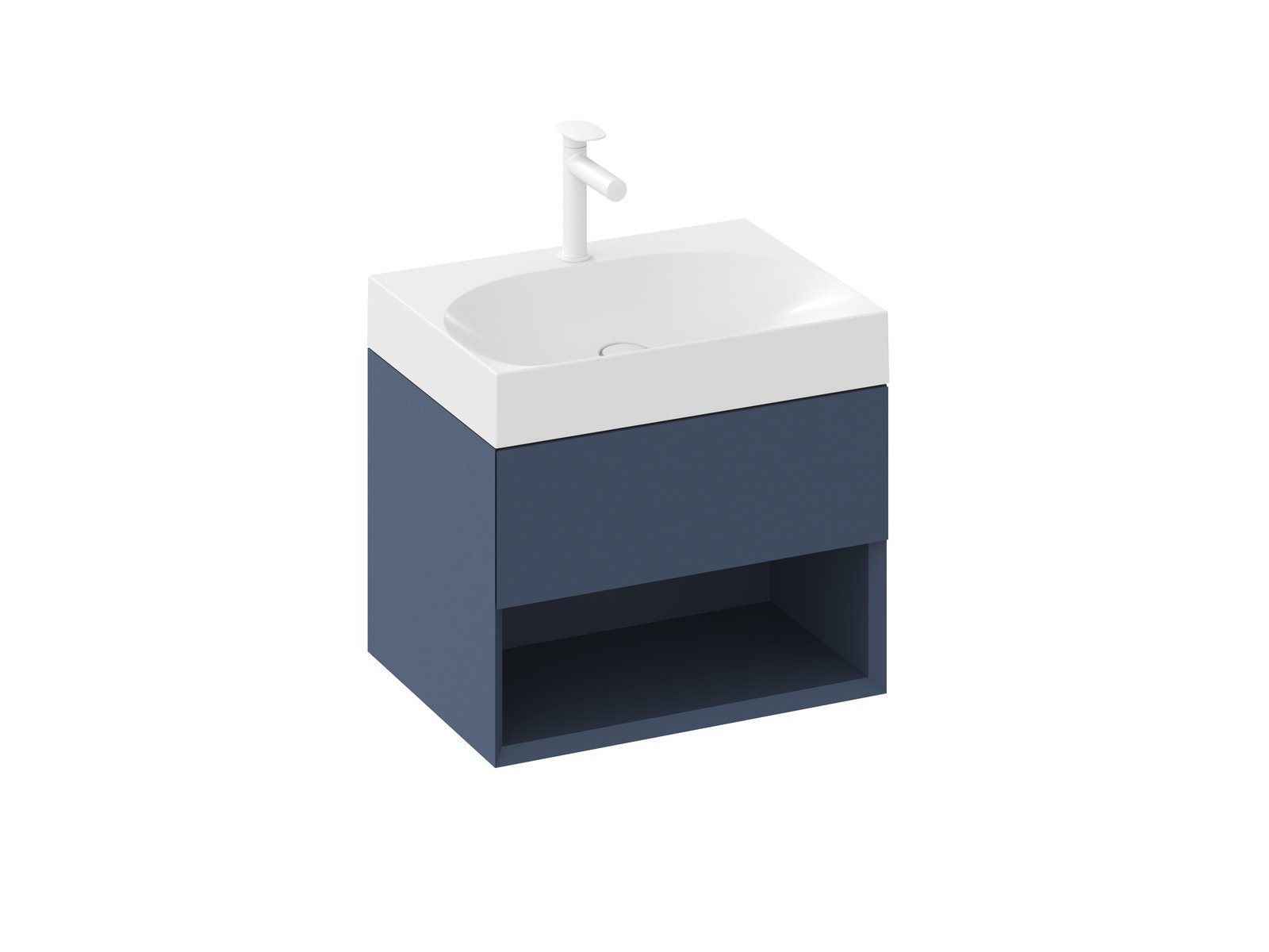 Ravak Lite Kabinett 60x45x43 cm Unterschrank hängend blau X000001857