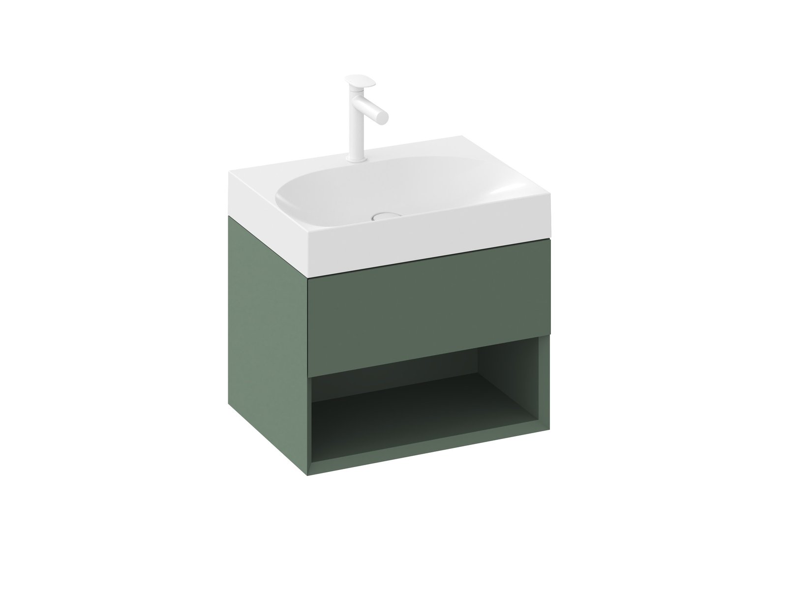 Ravak Lite Kabinett 60x45x43 cm Unterschrank hängend grün X000001858